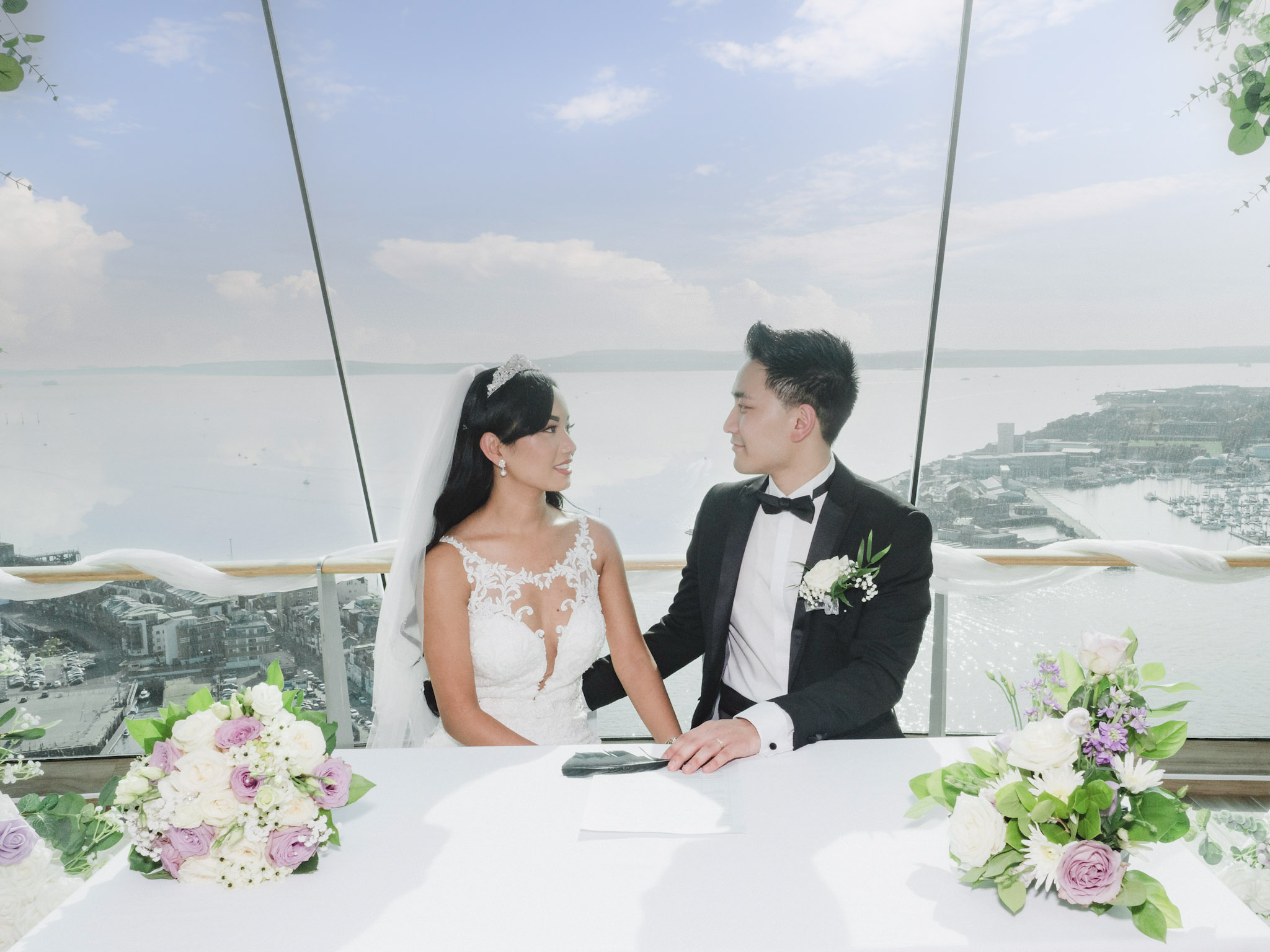 Wedding at Spinnaker Tower Credit Dom Brenton Photography