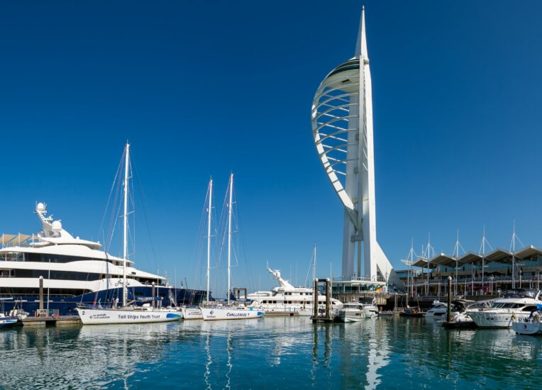 view of Spinnaker Kitchen & Bar Marina