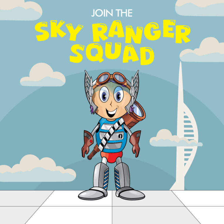 Sky Ranger Squad Spinnaker Tower